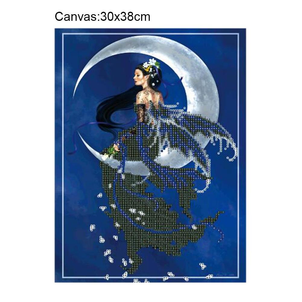 Diamond Painting - Partial Round - Gothic Beauty