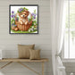 Diamond Painting - Full Round / Square - Little Dog In Basket