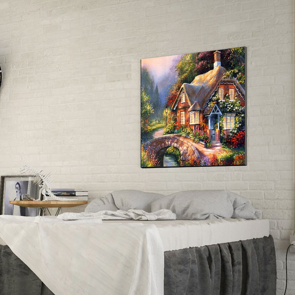 Diamond Painting - Full Round - Beautiful House A