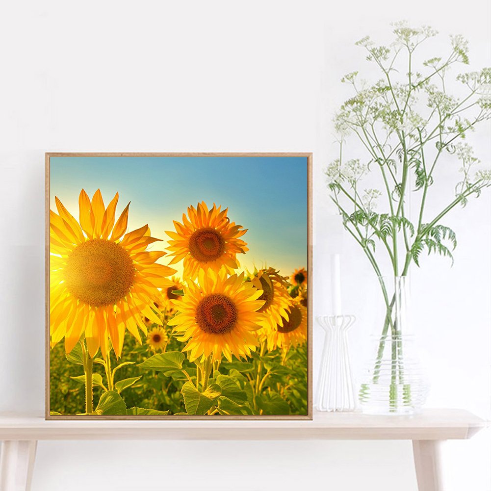 Diamond Painting - Full Round - Sunflower G