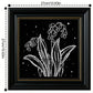 DIY Pearl Painting With Frame - Handmade Self-Adhesive Pearls - Plants (27*27cm)