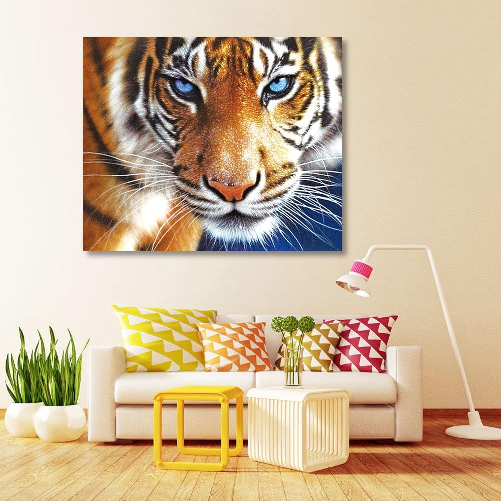 5D Diy Diamond Painting - Full Round - Tiger