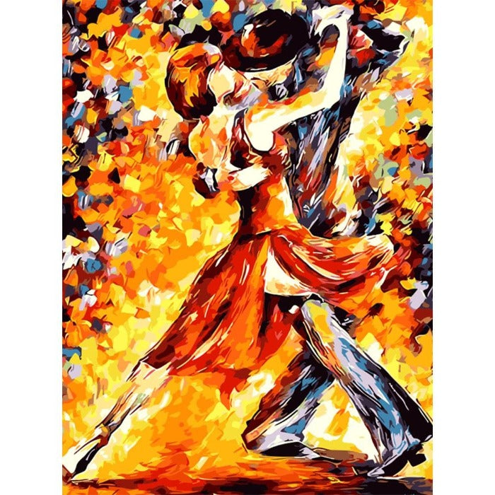 Dancing Diy Digital Acrylic Painting