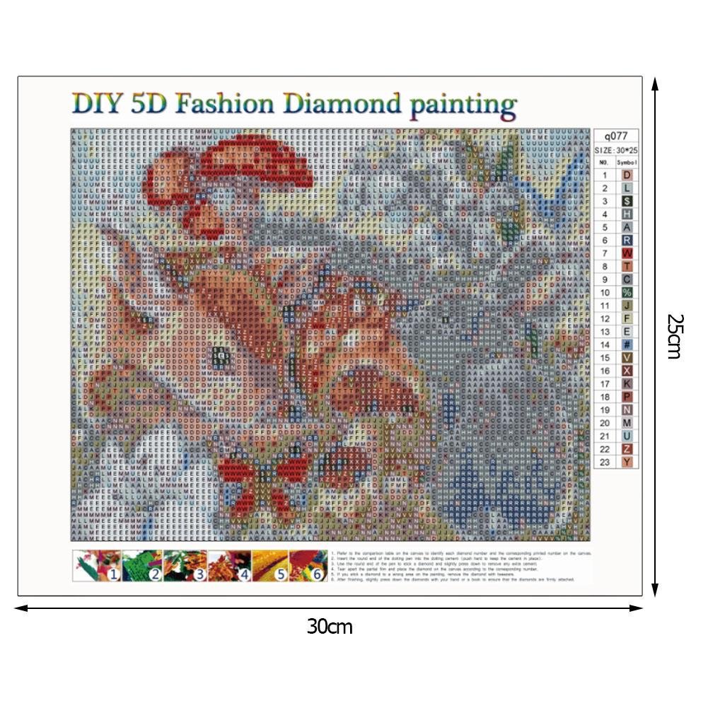 Diamond Painting - Full Round - Cute Animal C