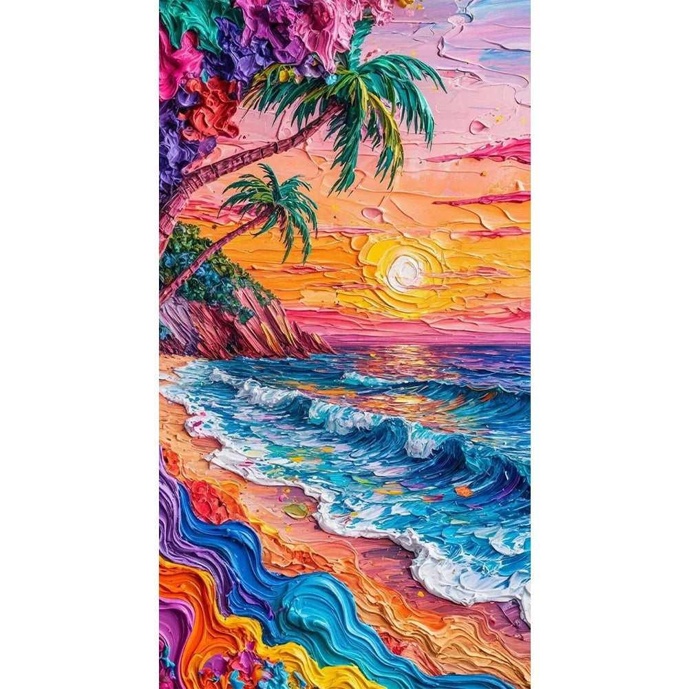 Big Size Diamond Painting - Full Round / Square - Sea Scenery (40*70cm)