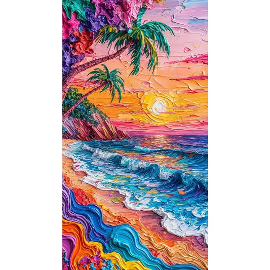 Big Size Diamond Painting - Full Round / Square - Sea Scenery (40*70cm)