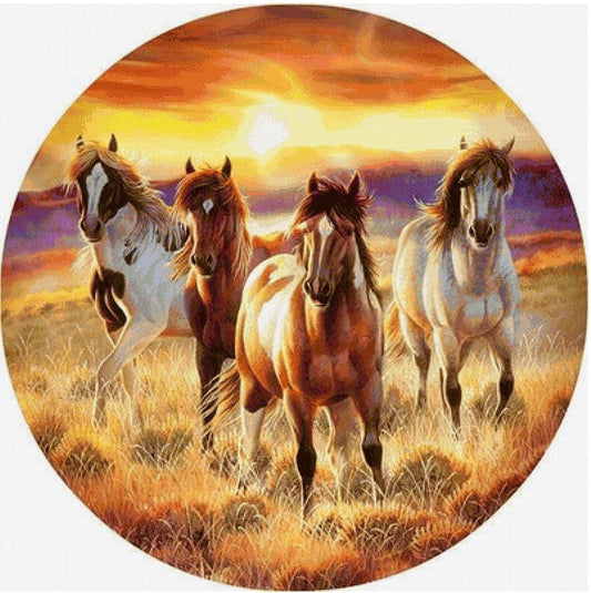 Diamond Painting - Full Round - Horse A