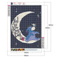 Diamond Painting - Full Round - Donkey On The Moon