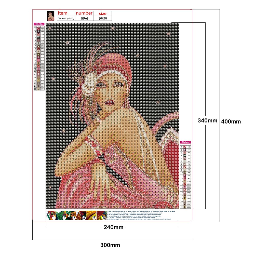 Diamond Painting - Full Round - Lady A