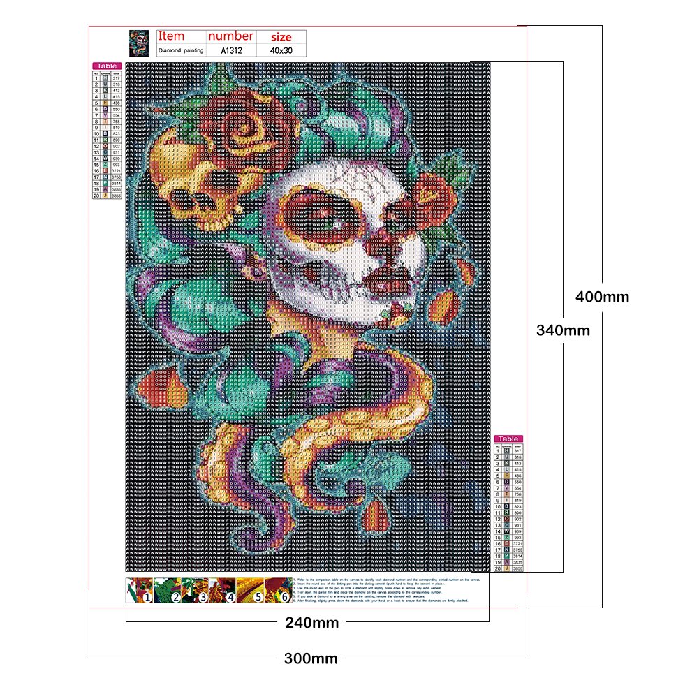 Diamond Painting - Full Round - Halloween Queen