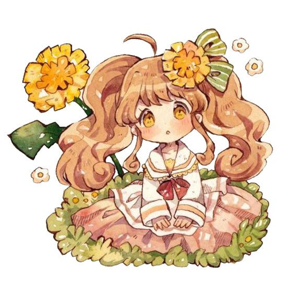 11ct Stamped Cross Stitch Frangipani Girl ( 45*50cm)
