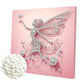 DIY Pearl Painting With Frame - Handmade Self-Adhesive Pearls - Lady (30*30cm) K