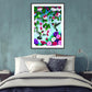 Diamond Painting - Full Round - Flower Bird E