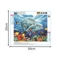 5D DIY Diamond Painting Kit - Partial Round - Brother Dolphin