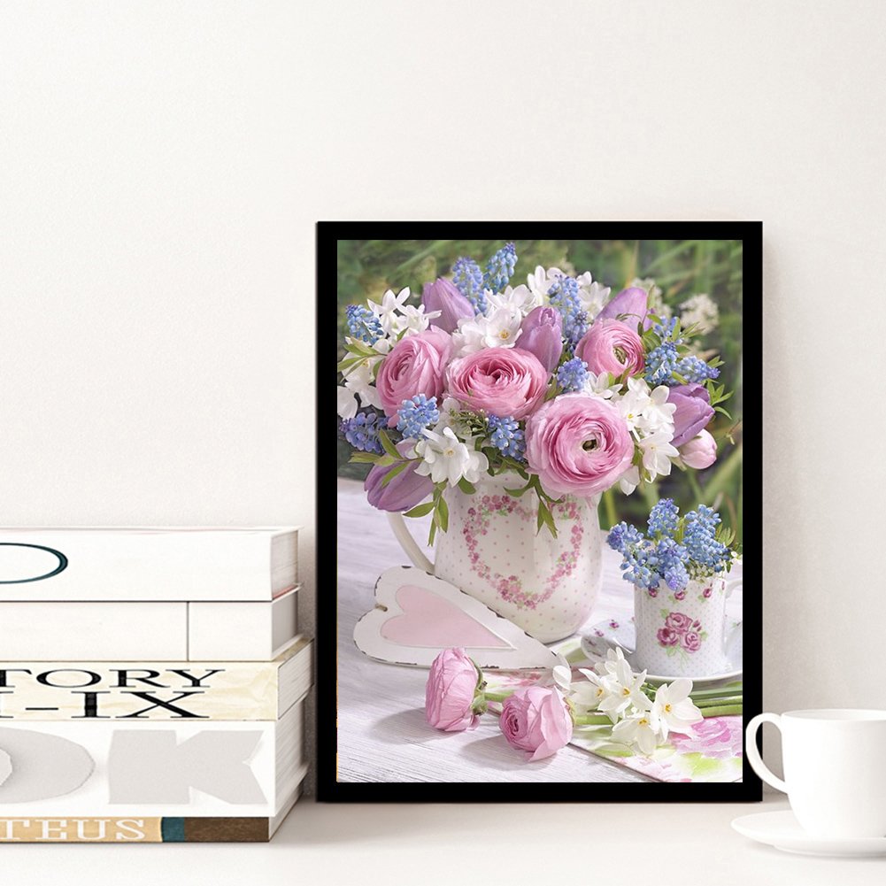 Diamond Painting - Full Round - Flowers H