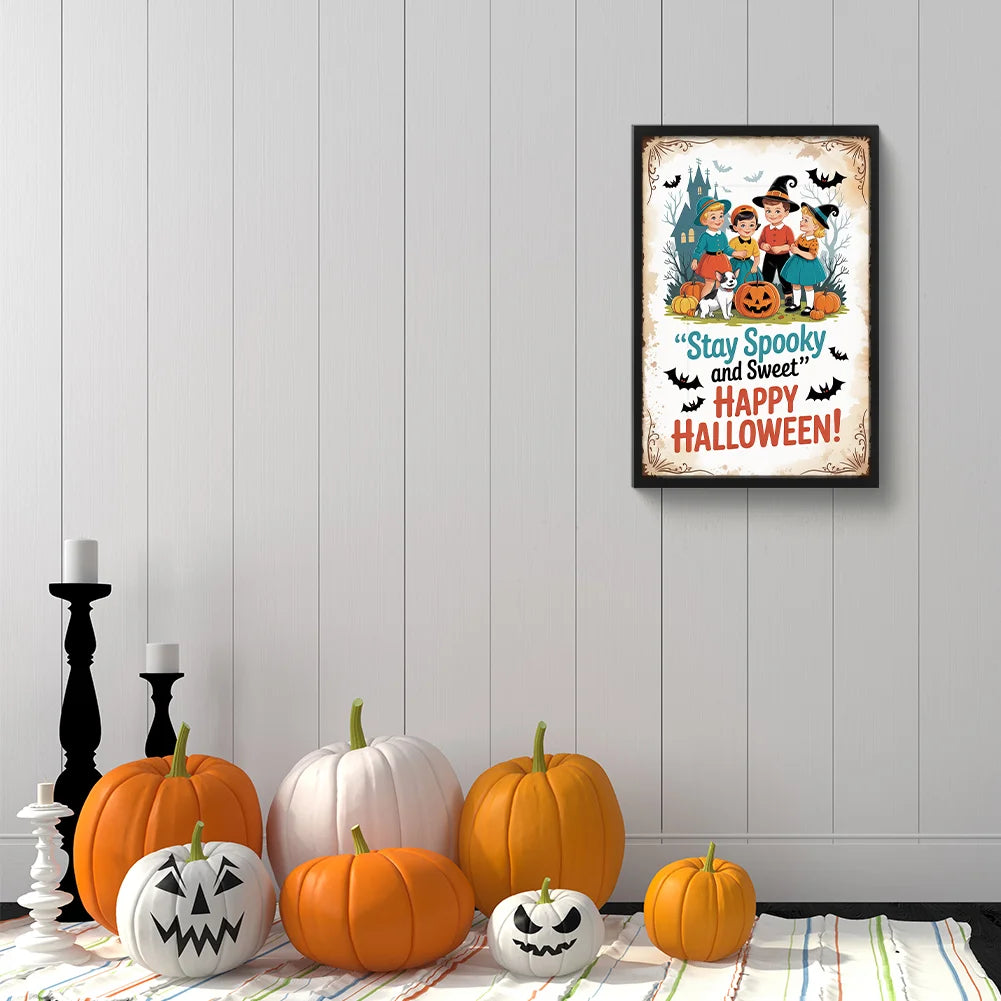 Diamond Painting - Full Round / Square - Halloween Atmosphere (30*45cm)