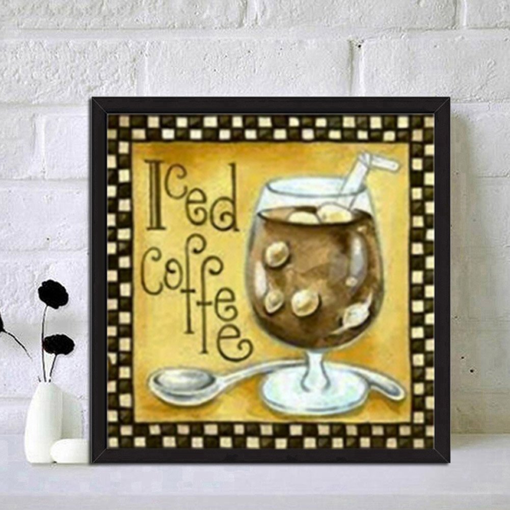 Diamond Painting - Full Round - Coffee D