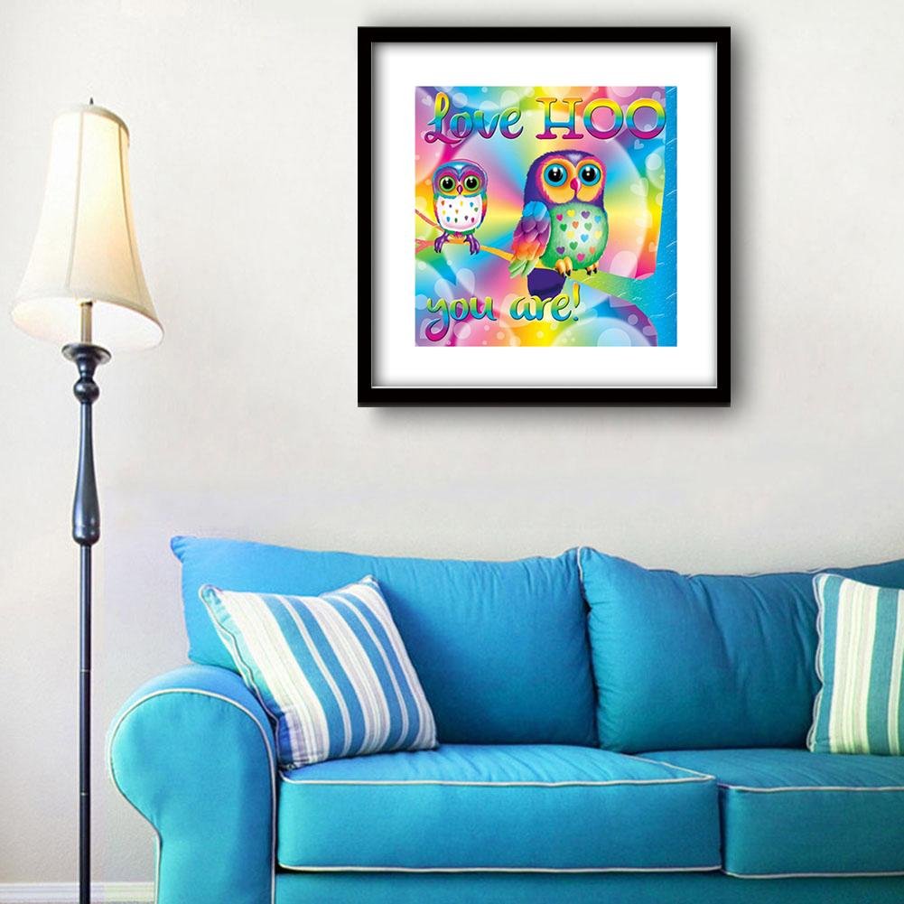 Diamond Painting - Full Round - Cartoon Owl C
