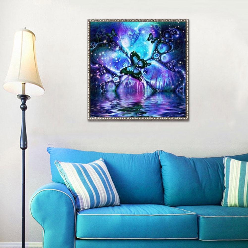 Diamond Painting - Full Round - Butterfly H