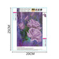 Diamond Painting - Partial Round - Purple Rose 3