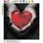 Diamond Painting - Partial Round - Red Heart