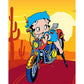 5d full drill round diamond painting kits Betty Boop