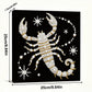 DIY Pearl Painting With Frame - Handmade Self-Adhesive Pearls - Scorpion (25*25cm) A