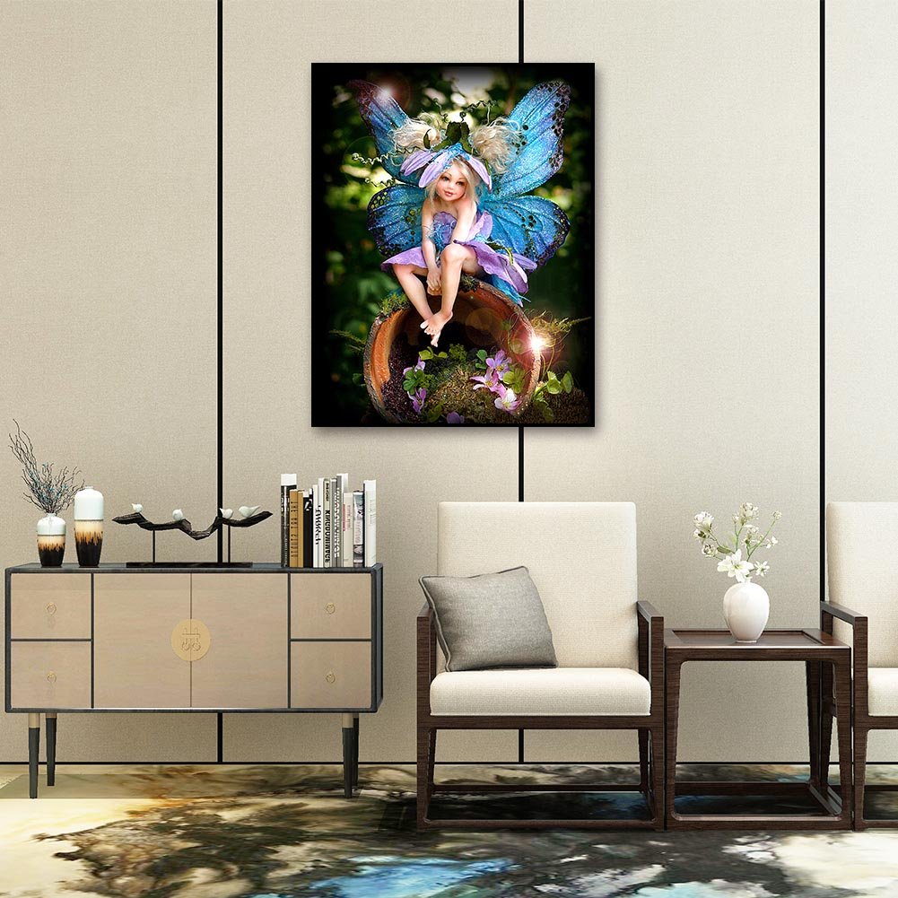 Diamond Painting - Full Round - Fairy Girl C