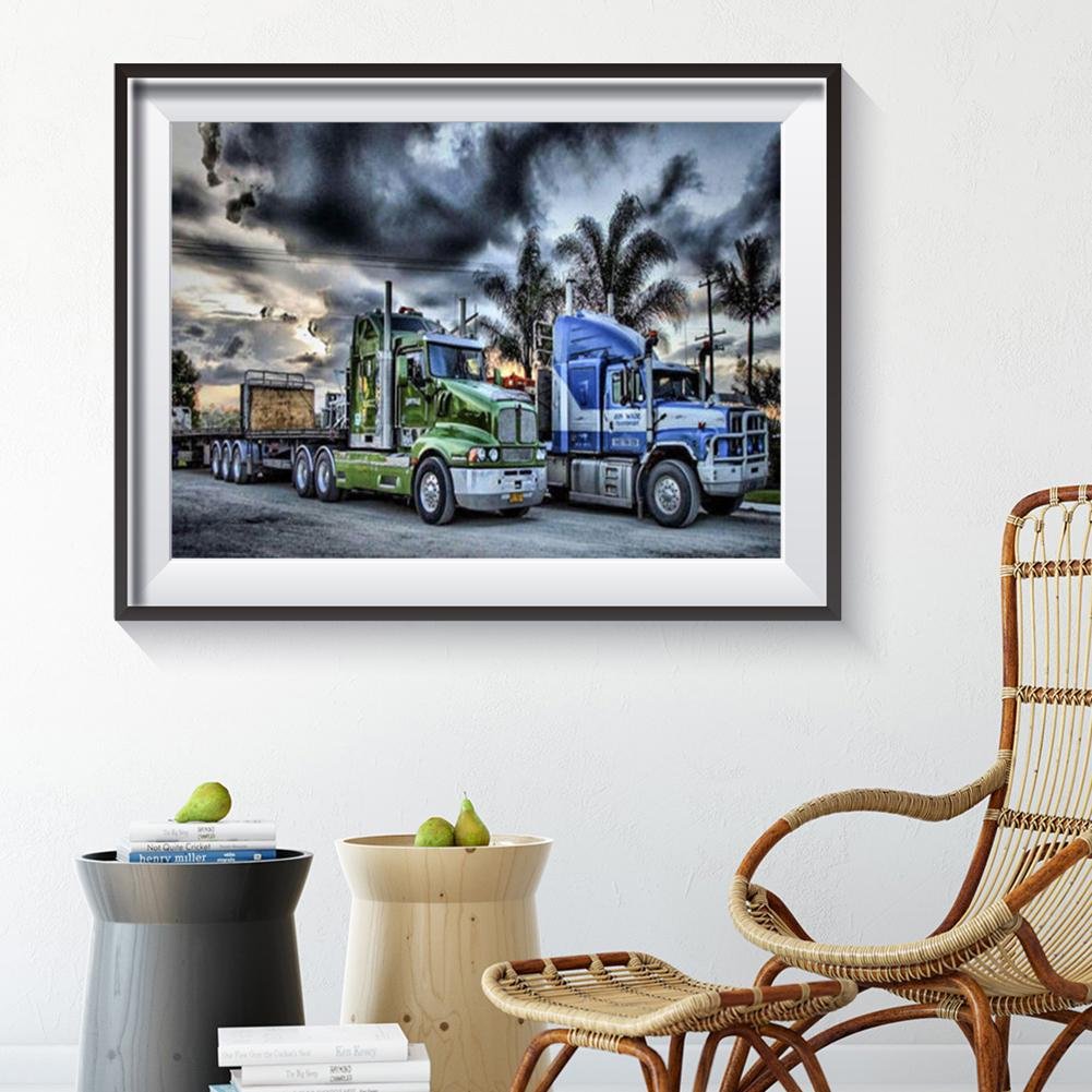 Diamond Painting - Full Round - Truck