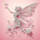 DIY Pearl Painting With Frame - Handmade Self-Adhesive Pearls - Lady (30*30cm) K