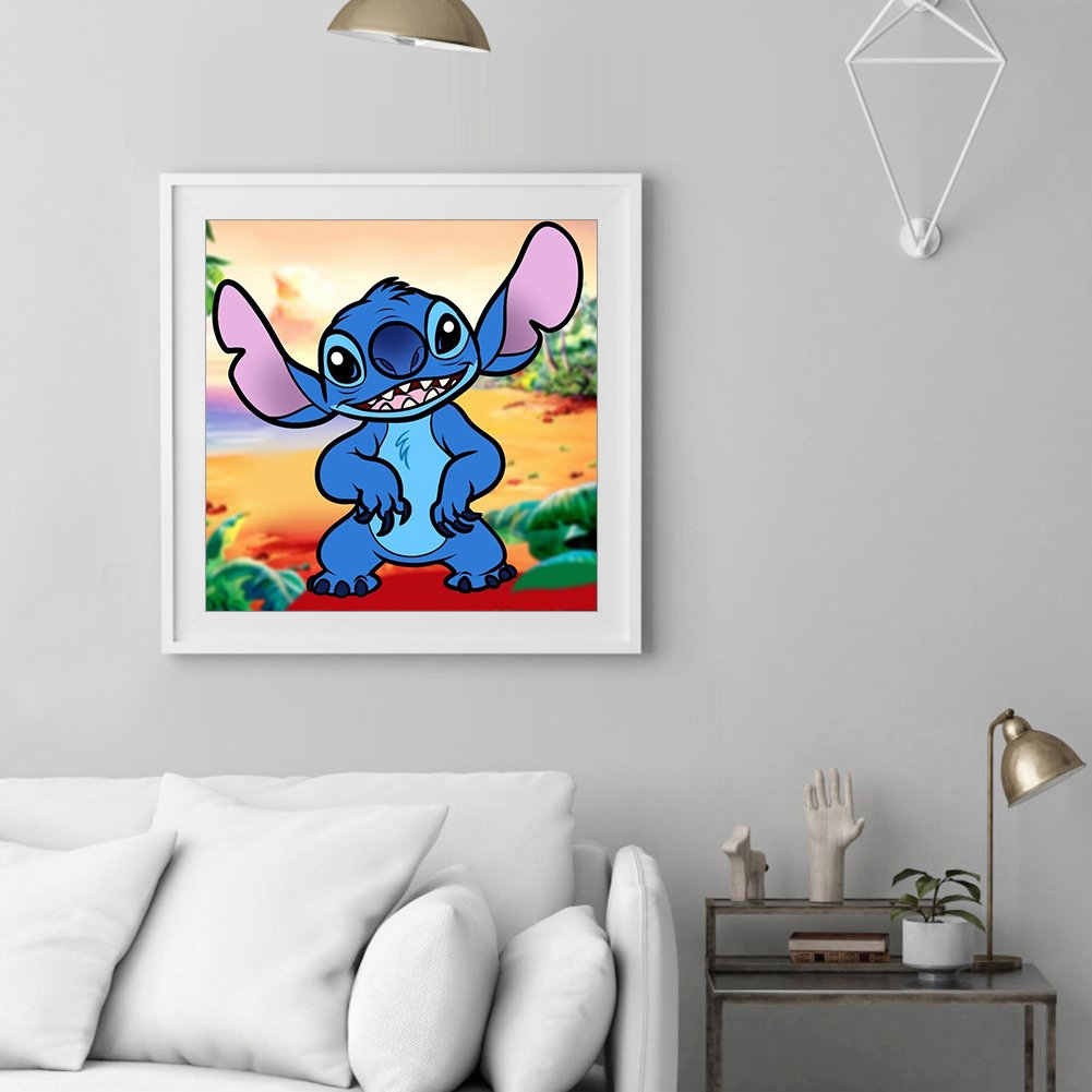 Stitch Dinsey Cartoon 5D Diamond Painting On Canvas