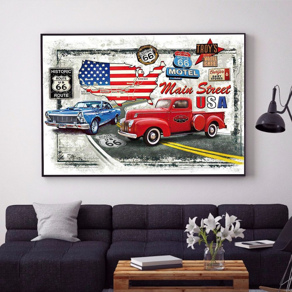 Diamond Painting - Full Round - Cars C