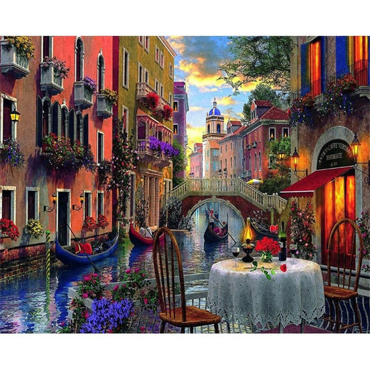 Paint By Number Acrylic Oil Painting Art Picture Craft Block