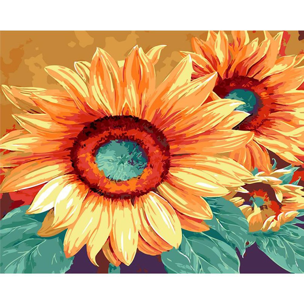 Paint By Number Oil Painting Sunflower (40*50cm)