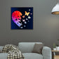 Diamond Painting - Full Round - Heart Butterfly