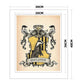 11CT Stamped Cross Stitch - School Symbol(30*40CM)