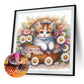 Diamond Painting - Full Round / Square - Cat In Basket