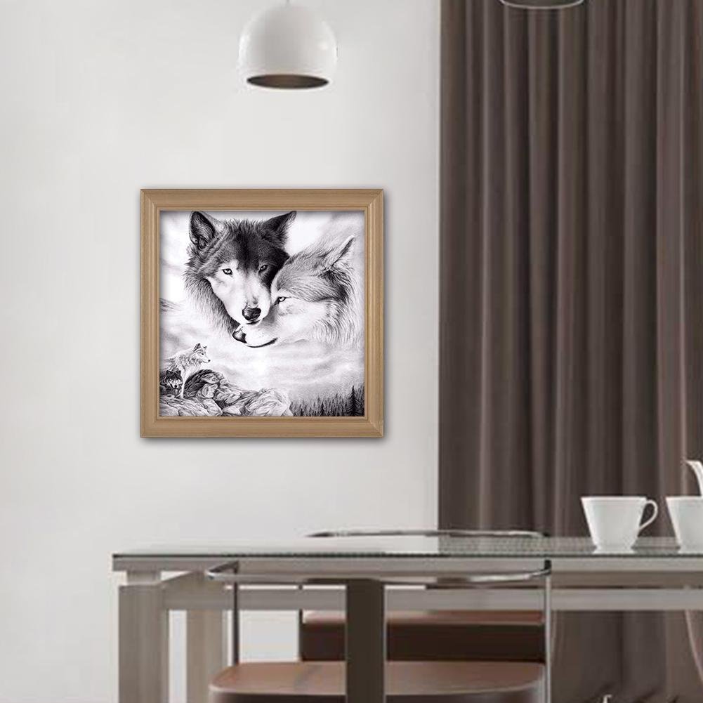 5D DIY Diamond Painting - Full Round - Wolf