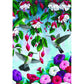 5D Diy Diamond Painting Kit Full Round Beads Flower Bird