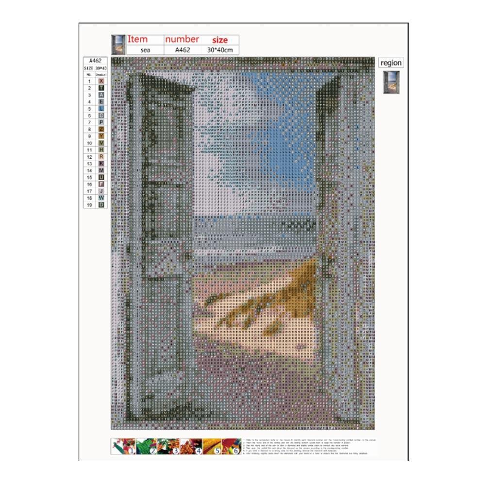 Diamond Painting - Full Round - Sea View Room