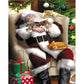 11ct Stamped Cross Stitch Santa Claus ( 40*50cm)