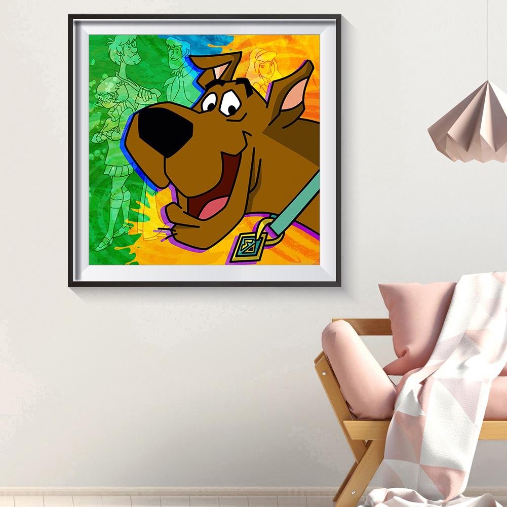 Diamond Painting - Full Round - Scooby Doo B