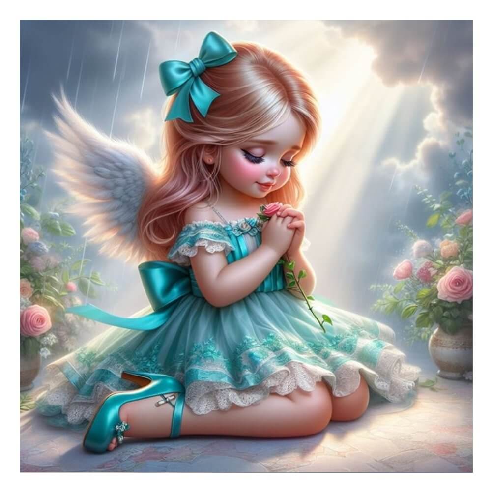 5D DIY Diamond Painting - Full Round / Square - Fairy Girl Pray
