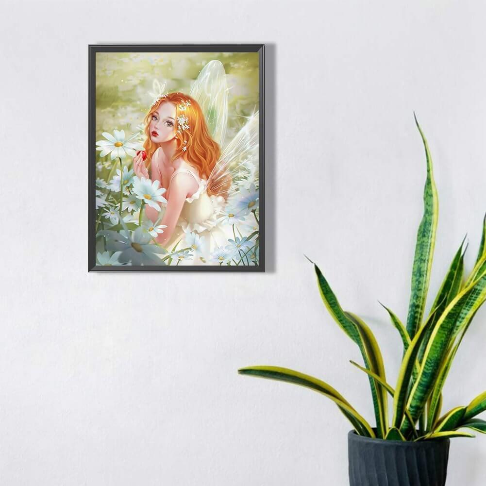 Fairy Girl In Flowers 5D DIY Diamond painting