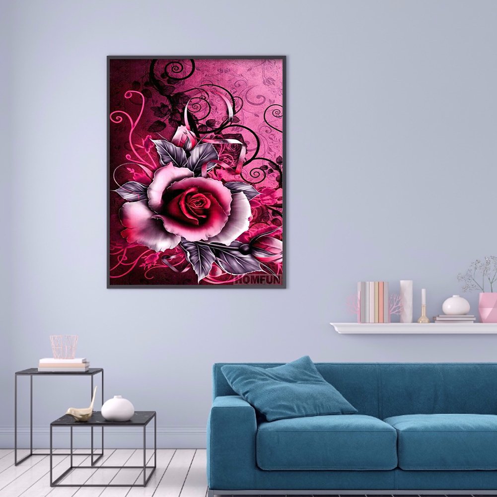 Diamond Painting - Full Round - Rose