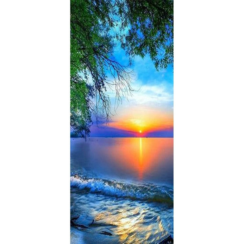 Seaside 5d full Round Square drill diamond painting kits