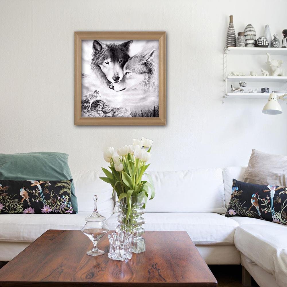 5D DIY Diamond Painting - Full Round - Wolf