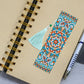 2pcs 5D DIY Special Shape Diamond Painting Leather Tassel Mandala Bookmarks