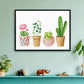 11ct Stamped Cross Stitch - Green Potted Plant ( 50*38cm)