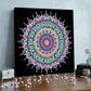 DIY Pearl Painting With Frame - Handmade Self-Adhesive Pearls - Pastel Lace Mandala(25*25cm)